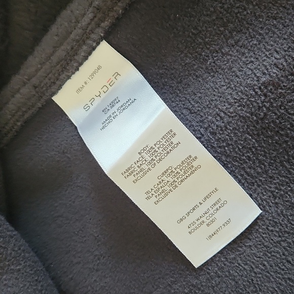 Spyder Like NEW Men's Outbound Half Zip Midweight Core Sweater Jacket - Picture 7 of 7